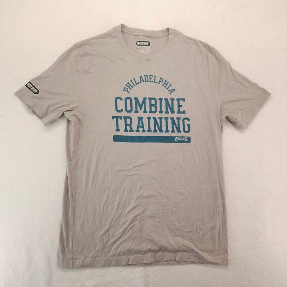 NFL Philadelphia Eagles Graphic Football T-Shirt Mens Size Medium M Gray - Picture 2 of 10